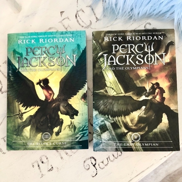 Disney, Percy Jackson and the Olympians, 5 Book, Paperback, 2014, Boxed Set - Picture 8 of 16